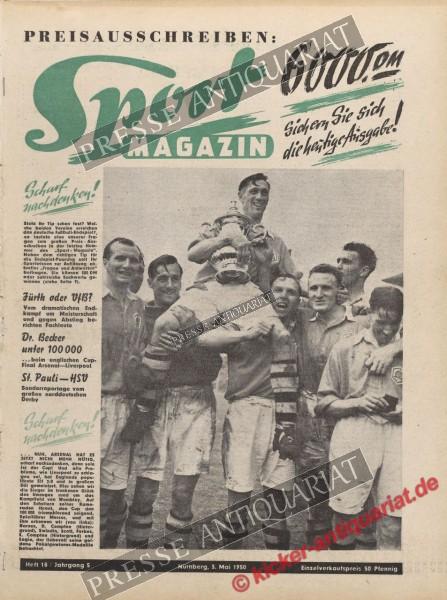 Sportmagazin Nr. 18, 03.05.1950 bis 09.05.1950