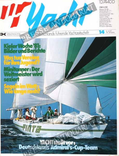 Yacht Zeitschrift, 08.07.1981 bis 07.08.1981