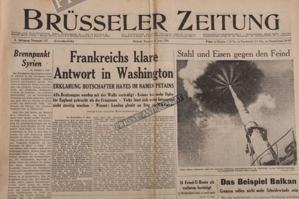 Brüsseler Zeitung, 08.06.1941