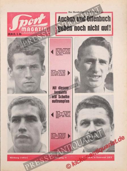 Sportmagazin Nr. 29B, 17.07.1963 bis 23.07.1963