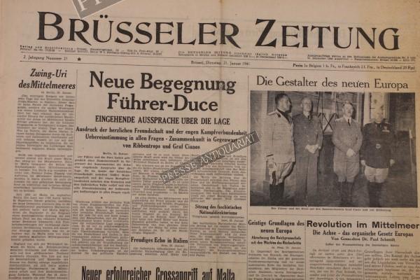 Brüsseler Zeitung, 21.01.1941