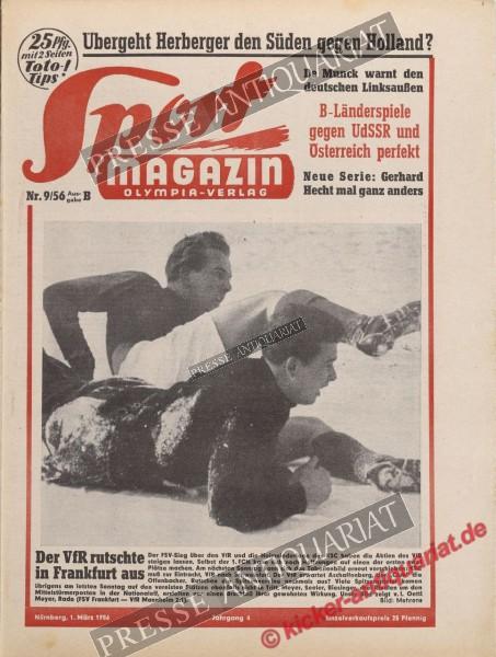 Sportmagazin Nr. 9B, 01.03.1956 bis 07.03.1956