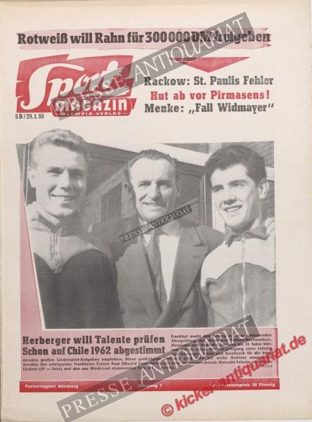 Sportmagazin Nr. 5B, 29.01.1959 bis 04.02.1959
