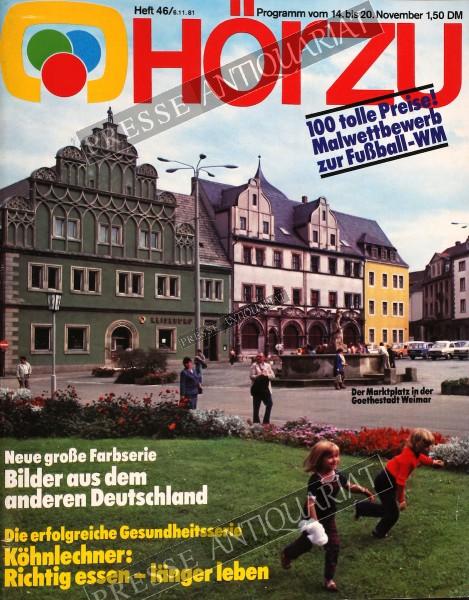 Hörzu Rundfunkzeitung, 14.11.1981 bis 20.11.1981