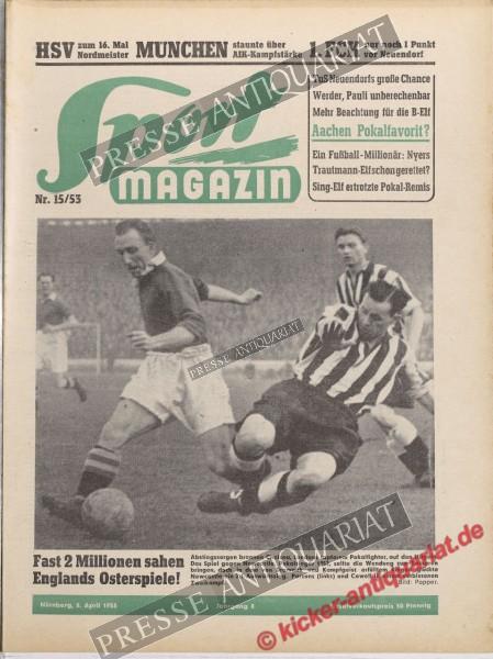 Sportmagazin Nr. 15A, 08.04.1953 bis 14.04.1953