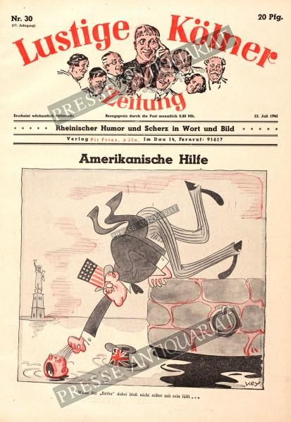 Lustige Kölner Zeitung, 23.07.1941 bis 29.07.1941