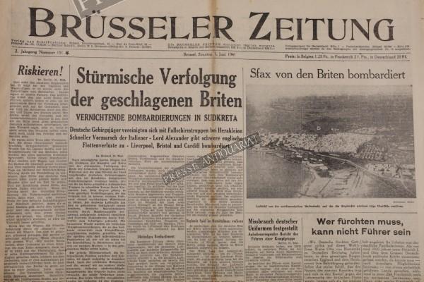 Brüsseler Zeitung, 01.06.1941