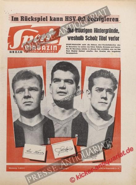 Sportmagazin Nr. 16B, 13.04.1961 bis 19.04.1961