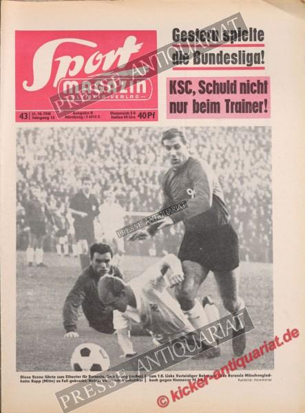 Sportmagazin Nr. 43B, 21.10.1965 bis 27.10.1965