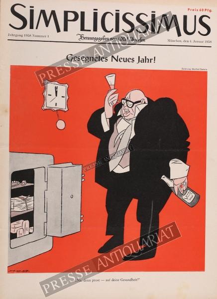 Simplicissimus, 04.01.1958 bis 10.01.1958