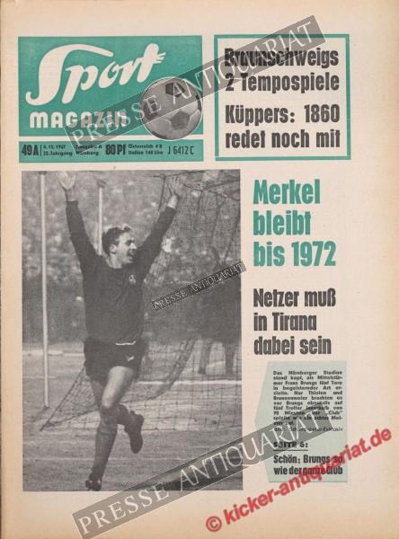 Sportmagazin Nr. 49A, 04.12.1967 bis 10.12.1967