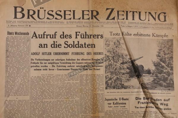 Brüsseler Zeitung, 22.12.1941