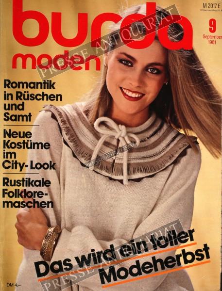 Burda Moden, 01.09.1981 bis 30.09.1981