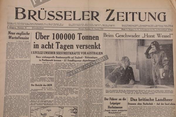 Brüsseler Zeitung, 25.08.1940