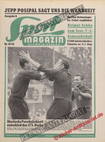 Sportmagazin Nr. 41A, 10.10.1955 bis 16.10.1955
