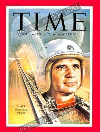 TIME Magazin – 12. September 1955 – Lt. Colonel Paul Stapp
