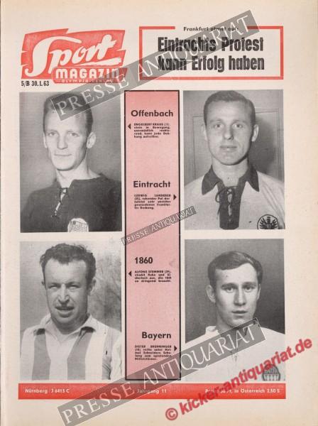 Sportmagazin Nr. 5B, 30.01.1963 bis 05.02.1963