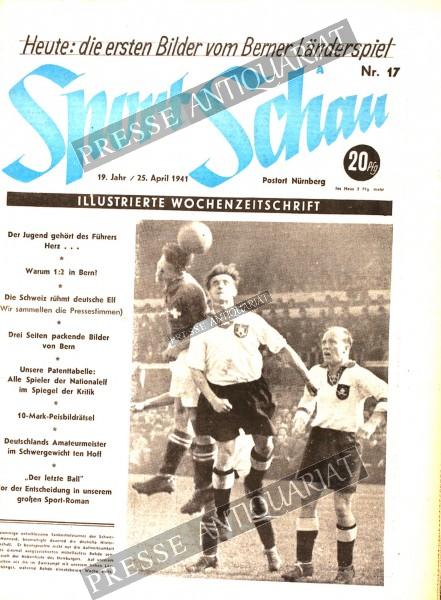 Sport Schau, 25.04.1941 bis 01.05.1941