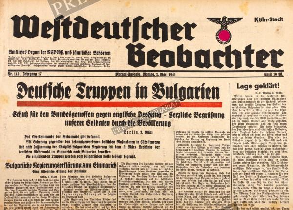 Westdeutscher Beobachter, 03.03.1941