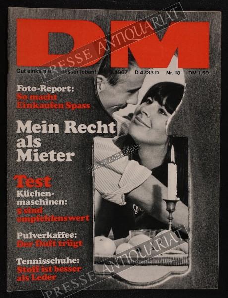 DM Die Deutsche Mark Zeitschrift mit dem Warentest, 01.09.1967 bis 14.09.1967