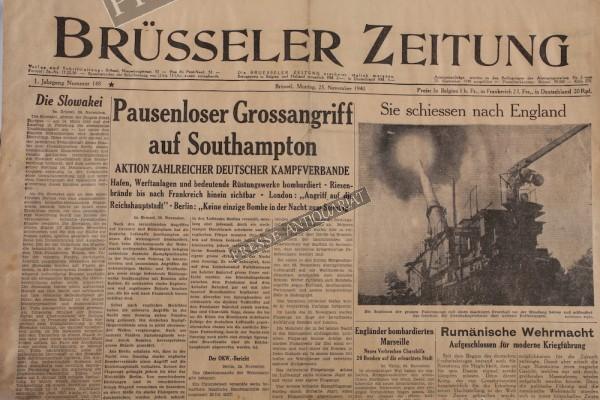 Brüsseler Zeitung, 25.11.1940