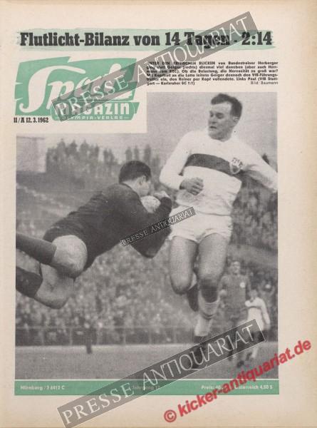 Sportmagazin Nr. 11A, 12.03.1962 bis 18.03.1962