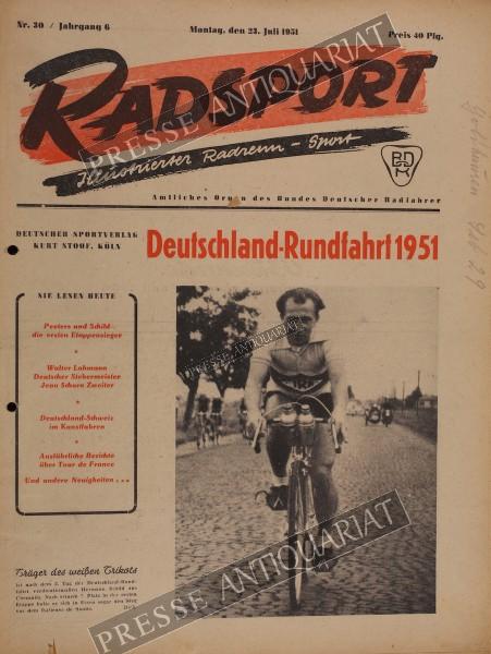 Radsport Illustrierte, 23.07.1951 bis 05.08.1951