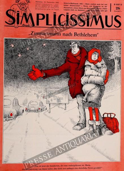 Simplicissimus, 18.12.1965 bis 24.12.1965