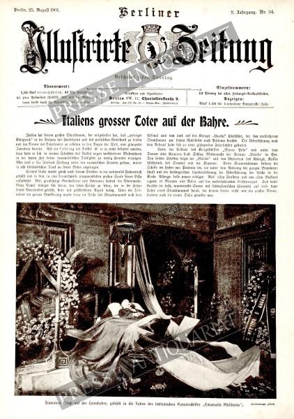 Berliner Illustrirte Zeitung, 25.08.1901 bis 31.08.1901