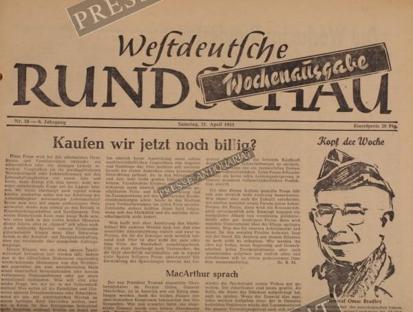 Westdeutsche Rundschau, 21.04.1951