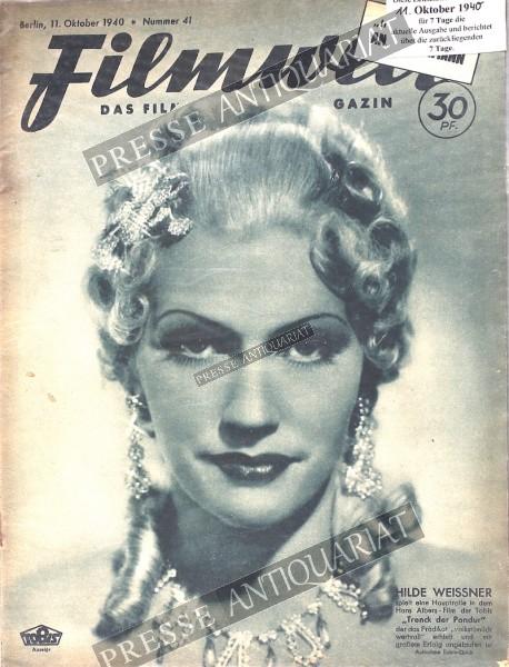 Filmwelt, 11.10.1940 bis 17.10.1940