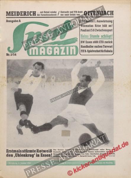 Sportmagazin Nr. 1A, 04.01.1954 bis 10.01.1954