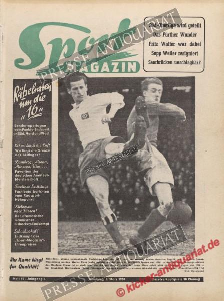 Sportmagazin Nr. 10, 08.03.1950 bis 14.03.1950