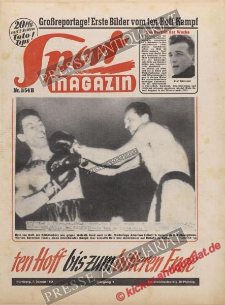 Sportmagazin Nr. 1B, 07.01.1954 bis 13.01.1954