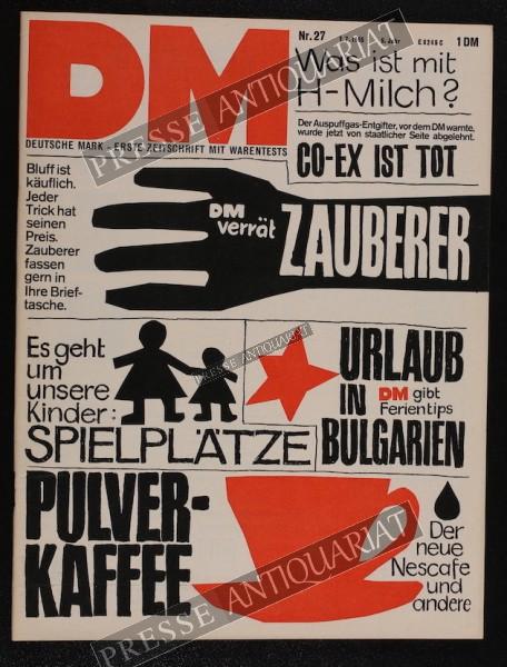 DM Die Deutsche Mark Zeitschrift mit dem Warentest, 01.07.1965 bis 07.07.1965