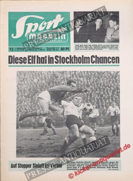 Sportmagazin Nr. 12A, 15.03.1965 bis 21.03.1965