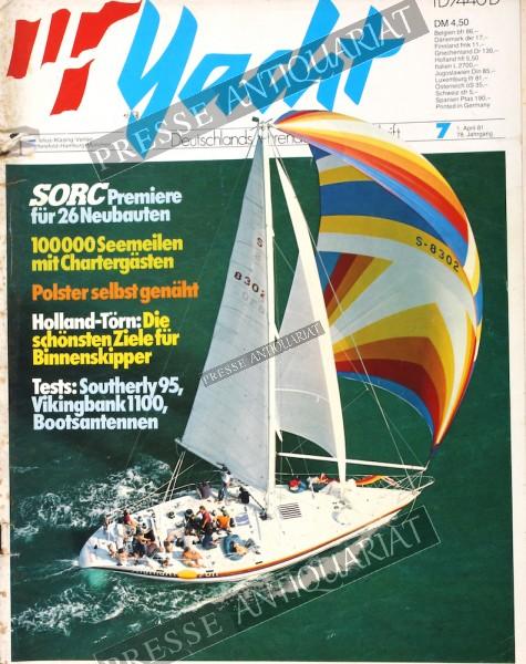 Yacht Zeitschrift, 01.04.1981 bis 30.04.1981