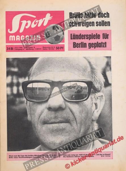Sportmagazin Nr. 34B, 25.08.1966 bis 31.08.1966