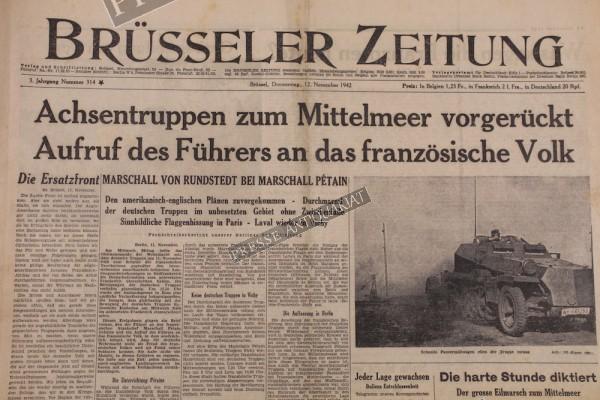 Brüsseler Zeitung, 12.11.1942
