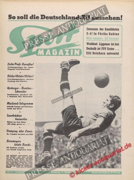Sportmagazin Nr. 41, 11.10.1950 bis 17.10.1950