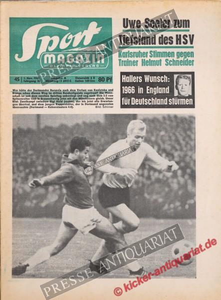 Sportmagazin Nr. 45A, 01.11.1965 bis 07.11.1965
