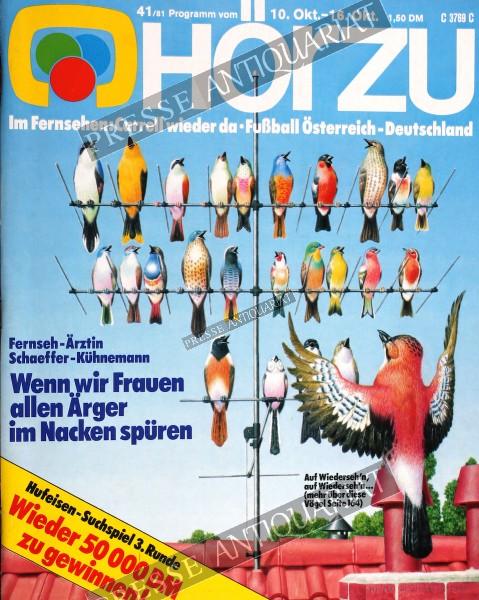 Hörzu Rundfunkzeitung, 10.10.1981 bis 16.10.1981