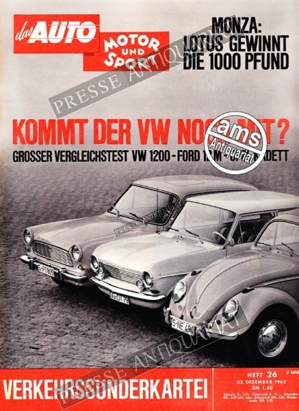 Auto Motor Sport, 22.12.1962 bis 04.01.1963