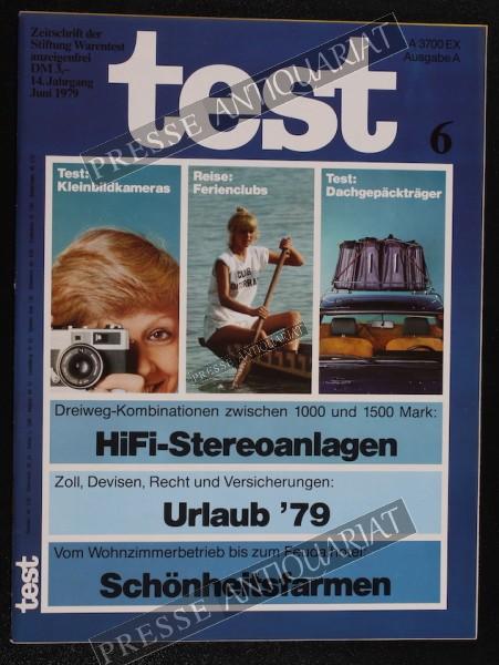 Test Zeitung der Stiftung Warentest, 01.06.1979 bis 30.06.1979