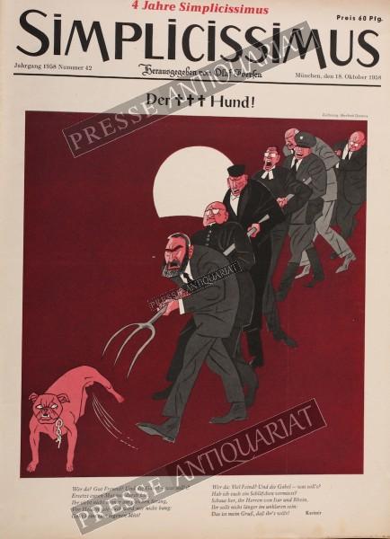 Simplicissimus, 18.10.1958 bis 24.10.1958