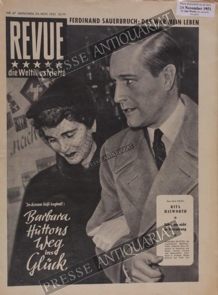 Revue Die Welt Illustrierte, 24.11.1951 bis 30.11.1951