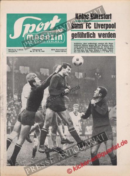 Sportmagazin Nr. 51A, 21.12.1964 bis 27.12.1964