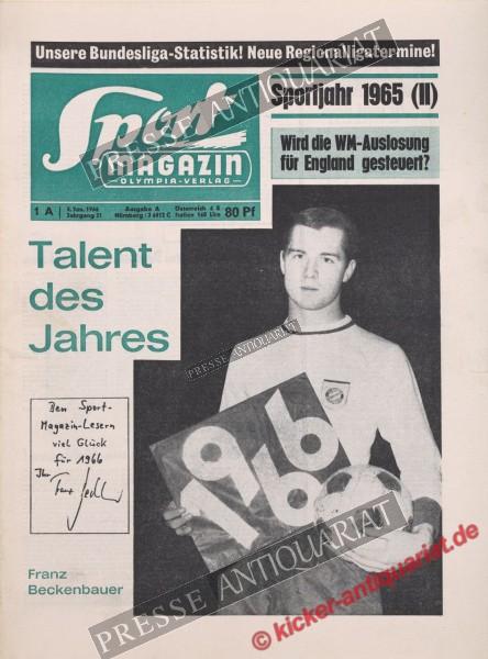 Sportmagazin Nr. 1A, 03.01.1966 bis 09.01.1966