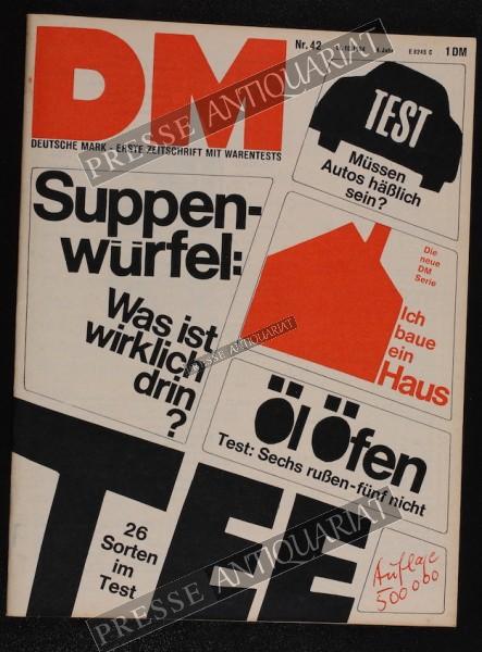 DM Die Deutsche Mark Zeitschrift mit dem Warentest, 15.10.1964 bis 21.10.1964