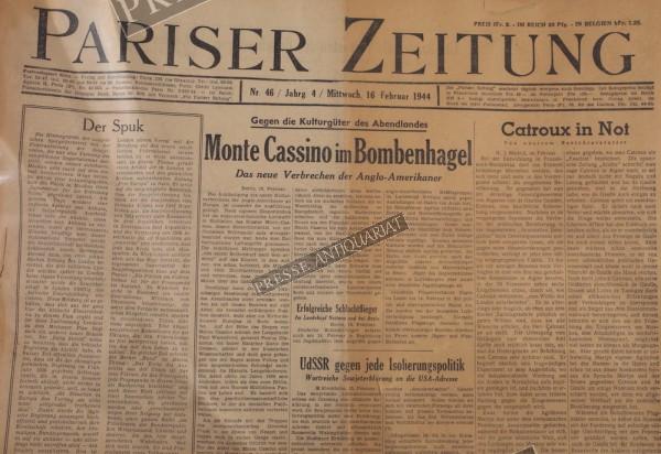 Pariser Zeitung, 16.02.1944